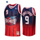 Camisetas NBA Houston Rockets NO.9 Josh Christopher Fadeaway Rojo Marino Hardwood Classics 2022