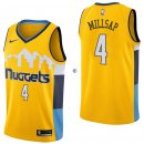 Camisetas NBA de Paul Millsap Denvor Nuggets Amarillo Statement 17/18