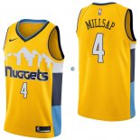 Camisetas NBA de Paul Millsap Denvor Nuggets Amarillo Statement 17/18