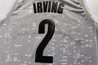 Camisetas NBA Luces Ciudad Irving Cleveland Cavaliers Gris