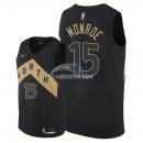 Camisetas NBA de Greg Monroe Toronto Raptors Nike Negro Ciudad 2018