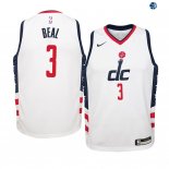 Camisetas de NBA Ninos Washington Wizards Bradley Beal Nike Blanco Ciudad 19/20
