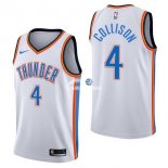 Camisetas NBA de Nick Collison Oklahoma City Thunder Blanco Association 17/18