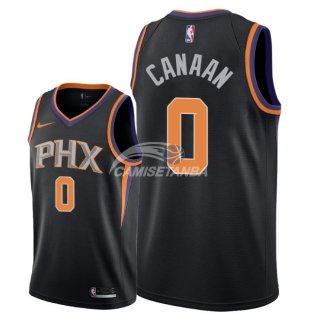 Camisetas NBA de Isaiah Canaan Phoenix Suns Negro Statement 2018