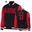 Chaqueta NBA Portland Trail Blazers Zach Collins Negro Rojo 2020-21