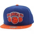 Snapbacks Caps NBA De New York Knicks Azul Naranja