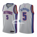 Camisetas NBA de Luke Kennard Detroit Pistons 17/18 Gris Statement