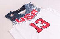 Camisetas NBA de James Harden USA 2014 Blanco