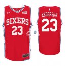 Camisetas NBA de Justin Anderson Philadelphia 76ers Rojo 17/18