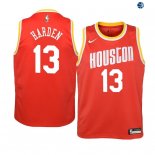Camisetas de NBA Ninos Houston Rockets James Harden Naranja Hardwood Classics 19/20