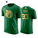 Camiseta NBA de Manga Corta Larry Bird Boston Celtics Verde