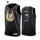 Camisetas NBA de Milwaukee Bucks George Hill Negro Diamante 2021-22