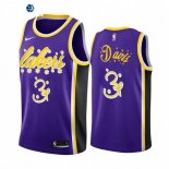 Camisetas NBA 2020 Navidad Los Angeles Lakers Anthony Davis Purpura