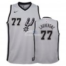 Camisetas de NBA Ninos San Antonio Spurs Joffrey Lauvergne Gris Statement 2018