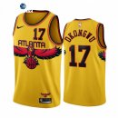 Camisetas NBA Atlanta Hawks Onyeka Okongwu Oro Ciudad Throwback 2021-22