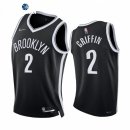 Camisetas NBA de Brooklyn Nets Blake Griffin 75th Season Diamante Negro Icon 2021-22