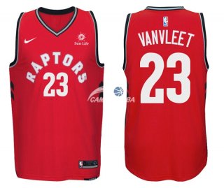 Camisetas NBA de Fred VanVleet Toronto Raptors Rojo 17/18
