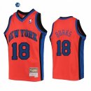Camisetas NBA Ninos New York Knicks Alec Burks Naranja Hardwood Classics