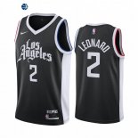 Camiseta NBA de Kawhi Leonard Los Angeles Clippers Negro Ciudad 2020-21