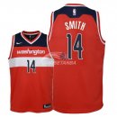 Camisetas de NBA Ninos Washington Wizards Jason Smith Rojo Icon 2018