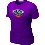 Camisetas NBA Mujeres New Orleans Pelicans Púrpura