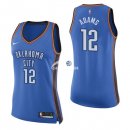 Camisetas NBA Mujer Steven Adams Oklahoma Thunder Azul Icon 17/18
