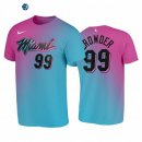T-Shirt NBA Miami Heat Jae Crowder Azul Rosa Ciudad 2020