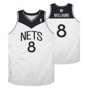 Camisetas NBA de retro Deron Williams New Jersey Nets Rev30 Blanco