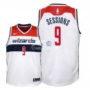 Camisetas de NBA Ninos Washington Wizards Ramon Sessions Blanco Association 2018