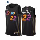 Camisetas NBA de Miami Heat Jimmy Butler 75th Negro Ciudad 2021-22