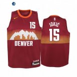 Camiseta NBA Ninos Denve Nuggets Jamal Murray Rojo Ciudad 2020-21