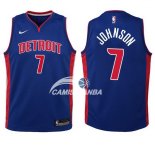 Camiseta NBA Ninos Detroit Pistons Stanley Johnson Azul Icon 17/18