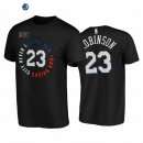 T-Shirt NBA New York Knicks Mitchell Robinson Never Sleep Negro Ciudad 2020-21
