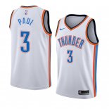 Camisetas NBA De Oklahoma City Thunder Chris Paul Blanco Association Edition