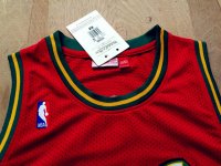 Camisetas NBA de Retro Gary Payton Seattle Supersonics Rojo