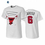 T Shirt NBA Chicago Bulls NO.6 Alex Caruso Blanco 2022