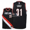 Camisetas de NBA Ninos Portland Trail Blazers Seth Curry Negro Icon 2018