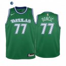 Camiseta NBA Ninos Dallas Mavericks Luka Doncic Verde Ciudad 2020-21