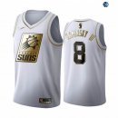 Camisetas NBA de Frank KaminskyIII Phoenix Suns Blanco Oro 19/20