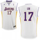 Camisetas NBA de Jeremy Lin Los Angeles Lakers Blanco