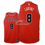 Camiseta NBA Ninos Chicago Bulls Zach Lavine Rojo Icon 2018
