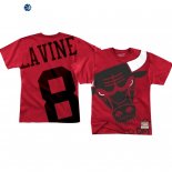 T- Shirt NBA Chicago Bulls Zach Lavine Rojo