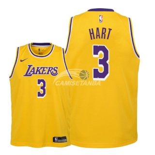 Camisetas de NBA Ninos Los Angeles Lakers Josh Hart Amarillo Icon 18/19