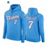 Sudaderas Con Capucha NBA Los Angeles Clippers NO.7 Amir Coffey 75th Azul Ciudad 2021-22