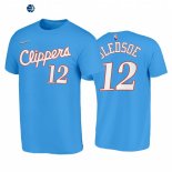 T Shirt NBA Los Angeles Clippers NO.12 Eric Bledsoe 75th Azul Ciudad 2021-22