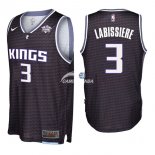 Camisetas NBA de Skal Llabissiere Sacramento Kings Negro 17/18