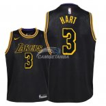 Camisetas de NBA Ninos Los Angeles Lakers Josh Hart Nike Negro Ciudad 2018