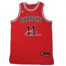 Camisetas NBA Slam Dunk Shohoku Pelicula Baloncesto 11 Rukawa Kaede Rojo