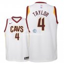 Camiseta NBA Ninos Cleveland Cavaliers Isaiah Taylor Blanco Association 2018