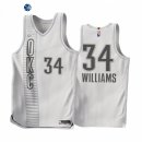 Camisetas NBA de Oklahoma City Thunder Kenrich Williams 75th Blanco Ciudad 2021-22